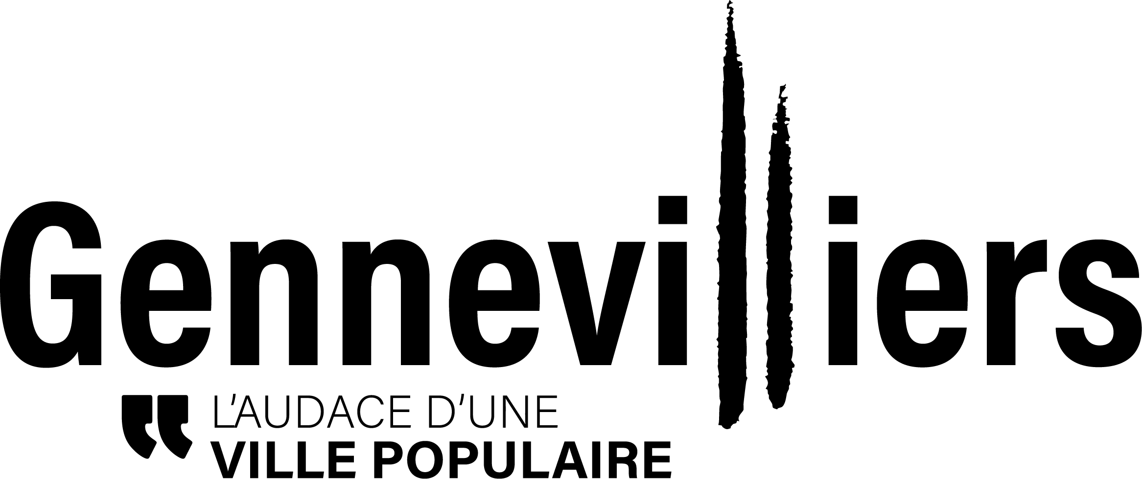 Logo Gennevilliers Noir